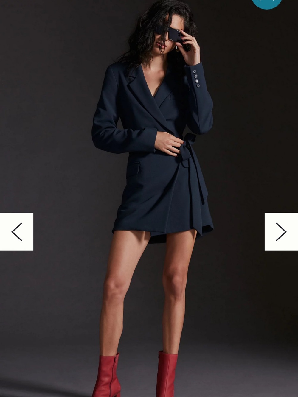 Anthropologie Wrap Blazer Dress - Black